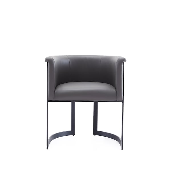 Manhattan Comfort Corso Leatherette Dining Chair with Metal Frame in Grey DC046-PE - main